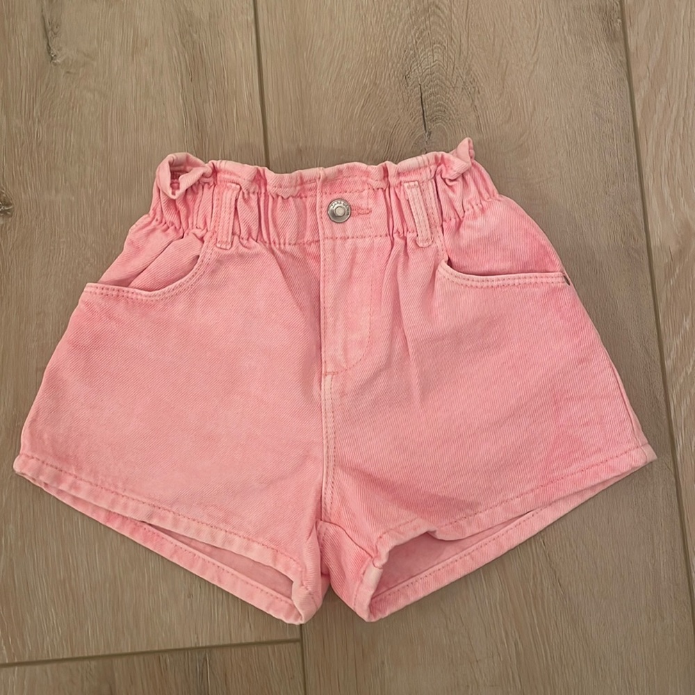 Zara Pink Denim Shorts